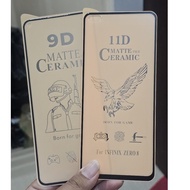 TEMPERED CERAMIC MATTE GLARE FLEXIBLE ANTI-OIL ANTI-SCRATCH/ FULL GLUE INFINIX NOTE 7 LITE/ NOTE 7/ 