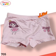 J705 (3-12 Pcs) Sorex Kids Girls' Boxer Shorts Size ML XL (Ages 2-9 Years)