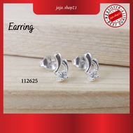 READY STOCK | 925 Silver CZ Stones Earring (112625) | 925 纯银 石头耳钉 | Subang Batu CZ Perak 925