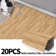 TEMU แผ่นปูพื้นลายไม้แบบมีกาวในตัว ชิ้น ขนาด 15 ซม. x 40 ซม. ทำจากวัสดุ IXPE หนา เหมาะสำหรับเป็นกระเ