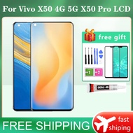 Original AMOLED Vivo X50 4G 5G X50 Pro LCD Display Touch Screen Replacement