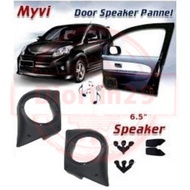 Perodua Myvi Speaker Cover Front Door Panel Speaker Cover Speaker Mount 6.5''