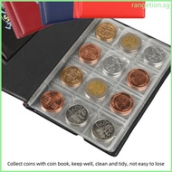 RAN 120 Pocket Coin Collecting Holder Album Leather Coin Album Coin Storage Book