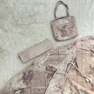 (COD) Mukena  dewasa Silk Daily Premium Motif 2in1