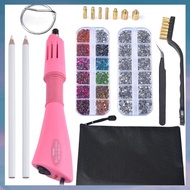 T8(UDOP) Hot Fix Rhinestones Set Hot Fix Applicator Hot Fix Crystal Glass Rhinestone Iron-on Wand