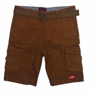 MENS 6 POCKETS CARGO SHORTS EMBROIDERY...
