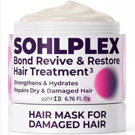 sohl-I.D. Hair Mask for Dry & Damaged Hair – Deep Conditioning Repair Treatment to Restore Smoothnes