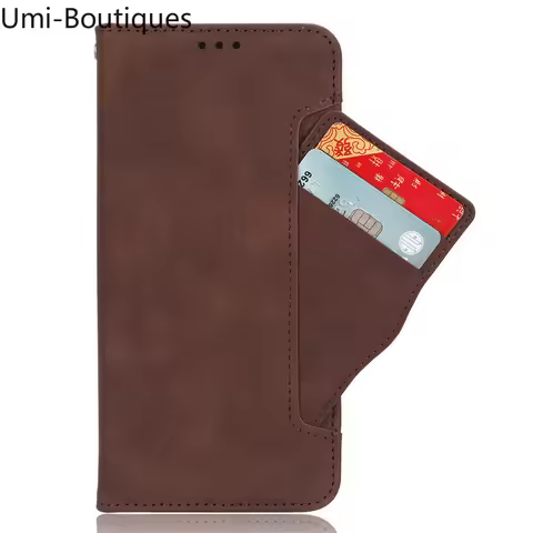 Multi-function Case For Nubia Z70 Ultra Z60S Pro Z50 Z40S V70 V60 Design Retro Leather 5 Cards Slot 
