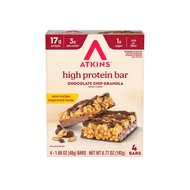 ATKINS Atkins High Protein Bar Choc Chip Granola Box of 4 Bars (4 x 48g)