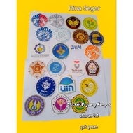 (Support Pejuang Kampus)(BISA CUSTOM) Stiker Universitas UI ITB UGM UNJ IPB UNDIP MAKARA UI UNSOED U