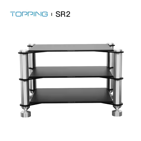 TOPPING SR2 Aluminum Rack Compatible with D90 series, A90 series, Pre90, EXT90, U90, LA90, DM7, DX7 
