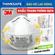 Khẩu trang 3M 8210 dây qua gáy dùng trong y tế kháng khuẩn chống giọt bắn dùng cho bác sĩ Khẩu trang