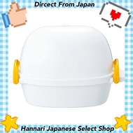 Egg Boiler for 2 Eggs - White, Made in Japan, Compact Size 16.8x10.1x10.5 cm[Direct from Japan]