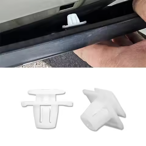 10pcs Car Lower Outer Door Weatherstrip Clip Mounting Trim Clips Replacement for Honda 75315-S9A-004