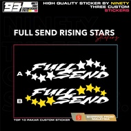 FULL SEND RISING STAR JDM STICKER DECALS