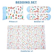 Anakku Baby Bedding Set Foldable Comforter + Pillow + Bolster Set (Car) Set Katil Bayi 174-748