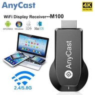 Original Anycast M100 4K Wireless WiFi Chrome cast Miracast DLNA Airplay TV Dongle HDMI-compatible Windows Andriod IOS Compatible with Google Home