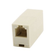 RJ11/RJ12 Telephone Straight Coupler 6P4C/6P6C Extender Joint Converter Plug Adapter