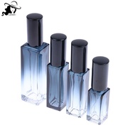 LISHU Gradient Blue Perfume Bottle 5ml 9ml 20ml Perfume  Bottle Empty Glass Atomizer Travel Cosmetic