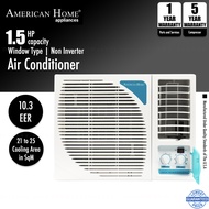 [ONHAND] American Home 1.5HP Window Type Air Conditioner Aircon AHAC-162MNT