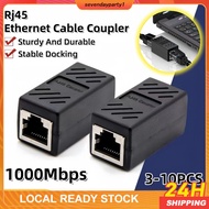 3pcs Rj45 Ethernet Cable Coupler/Ethernet Cable Extender/LAN Connector Cable Adapter