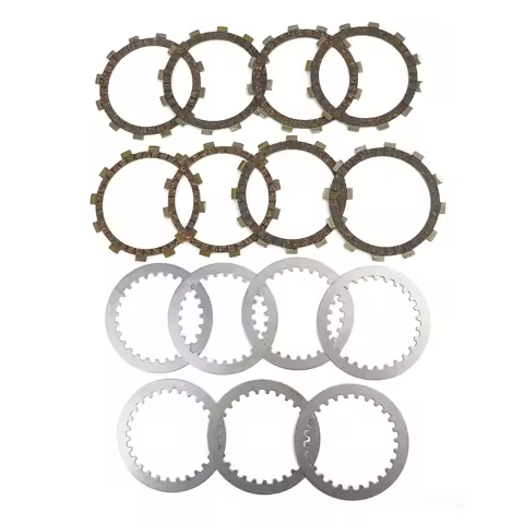 Areyourshop for Yamaha TT600 XT400 XT500 XT600 SRX400 Clutch Kit Steel & Friction Plates 5Y1-16331-0