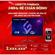 ViewSonic VX2479A-HD-PRO Gaming Monitor 24 inch IPS 240Hz 1ms for Gaming