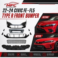 Honda Civic FE 2022-2026 -FL5 Type R bumper front bumper rear bumper Front Lip