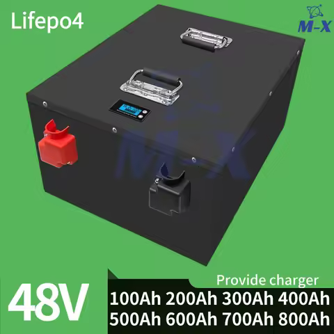 NEW Lithium Battery 48V 400Ah 100Ah 200Ah 300Ah 500Ah 600Ah 700Ah 800Ah Lifepo4 for 4KW 9KW Solar Sy