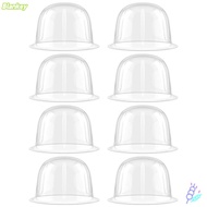 BLANKEYZ Baseball Hat Display Rack, Brimless Cap 50-57cm Bucket Hat Storage ,  Transparent Cover PVC