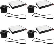 4PCS FD4647 Fuel Filter Compatible with F250 F350 F450 F550 F600 F650 F750 Super Duty Powerstroke 6.