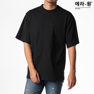 era-won เสื้อยืด Oversize T-Shirt Anti-bacteria สี Black