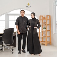 SILMI - Gamis Couple Pasangan - Gamis Kondangan Couple Ilma