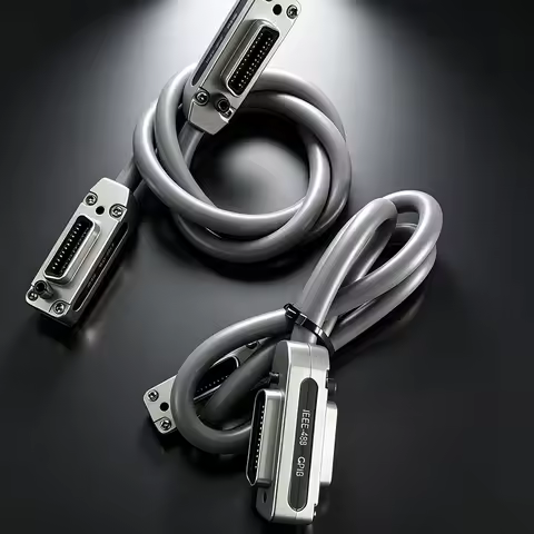 IEEE488 GPIB Industrial Control Data Cable 1/3/8M ieee488 Data Transmission Line gbip Cable Terminal