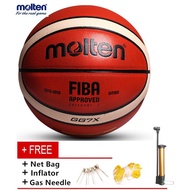 【Ready Stock】Molten Basketball GG7X Size 7 Basketball PU material ball Flg5