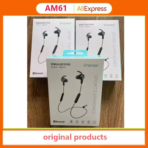 Honor XSport AM61 Wireless Bluetooth 4.1 Earphones with Mic Control IPX5 Waterproof for Android & IO
