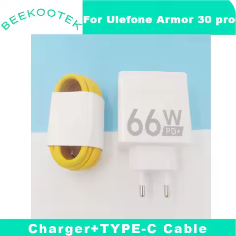 New Original Ulefone Armor 24 Armor 30 Pro Charger Official Quick Charging Adapter Type-C Data Line 
