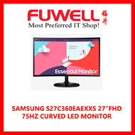FUWELL - SAMSUNG S27C360EAEXXS 27’’FHD 75HZ CURVED LED MONITOR