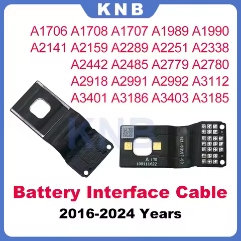 Original For Macbook Pro Battery Interface Cable A1706 A1708 A1707 A1990 A2141 A2159 A2289 A2338 A24