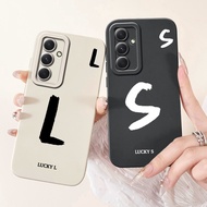 6.7'' For Samsung S25 Plus SM-S936B Phone Cover For Samsung S25+ Case Simple Fashion Letters A-Z Pat