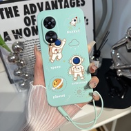 TPU Drawing Astronaut OPPO A17, OPPO A17K, -OPPO A97 5G, -OPPO A38-OPPO A18