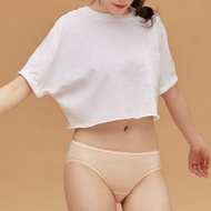 【玳蕾綺】消臭抑菌天絲棉內褲 - 中腰三角 - 膚色2入