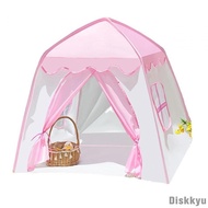 [Diskkyu] Kids Tent Toy Tent Playhouse for Indoor Toy House Easy to Clean Indoor and Outdoor Games Princess Tent Girls Tent