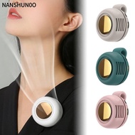 NANSHUN0O Portable Silent Fan, 3-Speed Adjustable Clip On Mini Bladeless Fan,  USB Rechargeable Ligh