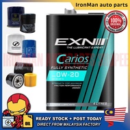 EXN CARIOS SAE 0W20 FULLY SYNTHETIC 4L MOLYTECH Engine Oil (4L) Toyota Nissan 0W-20 Minyak Hitam Combo Oil Filter