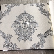 CLASSIC EUROPEAN WALLPAPER GOLD GREY ELEGANT SOFT LV