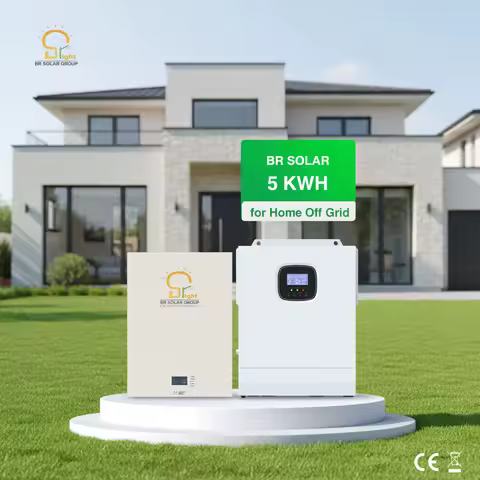 SOLAR Certified 5kW Hybrid Solar Inverter System 48v LiFePO4 Battery Home Energy Storage System for 