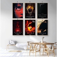 Alien Romulus 2024 FILMS Movie Canvas Art Poster Unframe Multiple Choice Alien Romulus Wallpaper