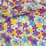 kain viscose cotton rayon cotton cotton fabric bidang 60"kain pasang bunga kain pasang meter 60” Rea