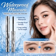 Waterproof Mascara,Natural Thin Long Curl Mascara, Quick-Dry Waterproof, Smudge-Proof, Lasting Shape